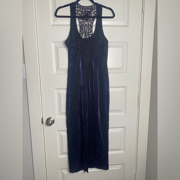 Vintage whimsigoth purple shimmer dress - Picture 6 of 8